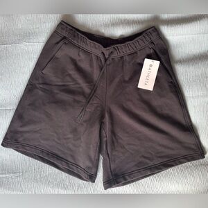 Athleta Heavyweight Terry Bermuda Short Size M Black